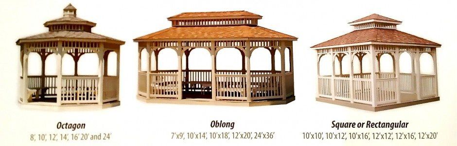 Gazebo shapes